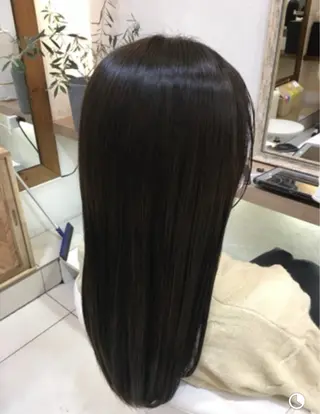 ロング パーマ 髪質改善/縮毛矯正 ササキナツミのヘアスタイル