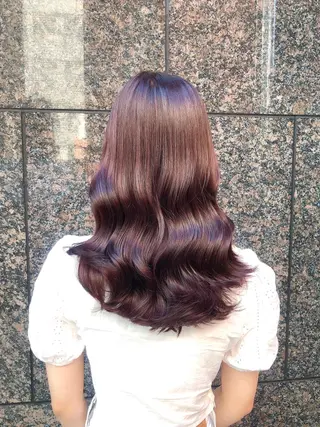 セミロング カラー 縮毛矯正/ 髪質改善/浅見拓哉のヘアスタイル