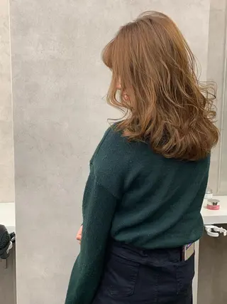 セミロング 【美容室が苦手な方 専問美容室】MIHOのヘアスタイル