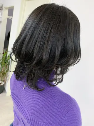 ミディアム 🥇近藤 恭輔🥇 Recharme新保のヘアスタイル