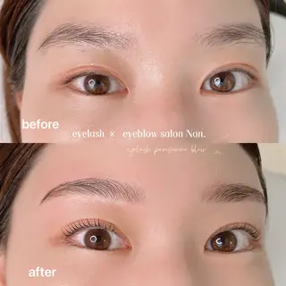 マツエク・マツパ eyelash ×  eyebrow salon Non.所属・Non. NANASEのマツエク・マツパデザイン