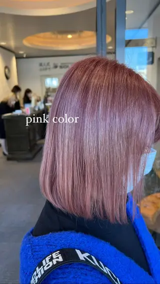 ミディアム ヤマダレナ/個室/ 透明感艶カラー😽✨のヘアスタイル