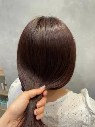 ミディアム カラー M.SLASH  みなとみらい馬車道所属・M.SLASH ✂︎hinakoのヘアスタイル