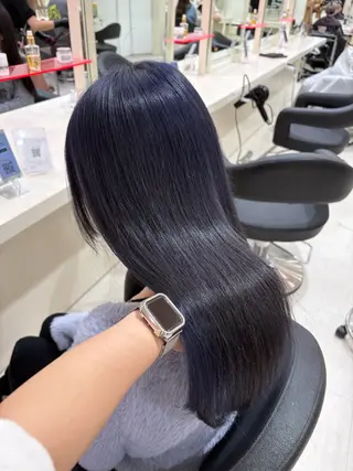 セミロング カラー 💟RINNA 艶カラー💟のヘアスタイル
