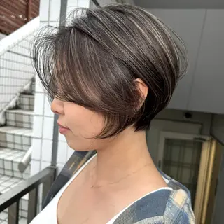 ショート カラー パーマ ヘアアレンジ メンズ キッズ HIROTO ・のヘアスタイル