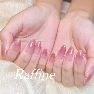 ネイル RAFFINE 月🦋🩵のネイルデザイン