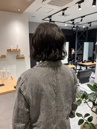 ミディアム パーマ NYLON.所属・ブリーチ/縮毛矯正 ❤️‍🔥シンノスケのヘアスタイル