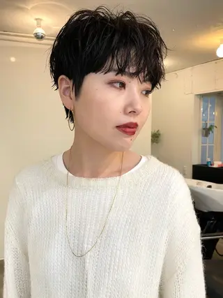 ショート オーガニックカラー/ 表参道/ルカのヘアスタイル