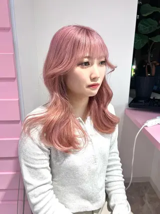 ロング ナナ♡レイヤーカット ♡似合わせカラーのヘアスタイル