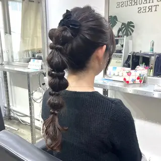 ロング ヘアアレンジ Je suis heureuse Tres所属・早朝セット☀️ レイヤー/Momoのヘアスタイル