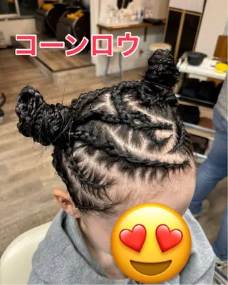 ヘアアレンジ KR2S北野田所属・艶カラー🫧/シール エクステRYOKAのヘアスタイル