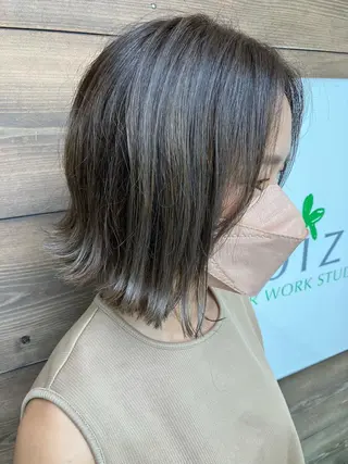 ミディアム 鈴木 香哉子のヘアスタイル