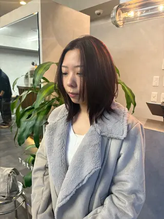 カラー 博多/ ブリーチ/暖色/色味のヘアスタイル