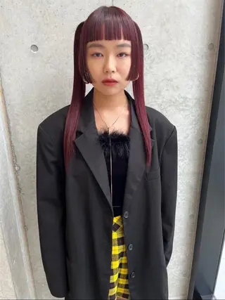 ロング カラー yuuna/ ハッシュカット🎀のヘアスタイル