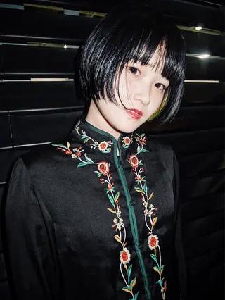 ショート レイヤーカット/ パーマ/鎌田実奈歩のヘアスタイル