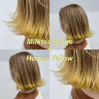 カラー 水戸/ブリーチカラー ♠️♠️會澤遼真のヘアスタイル