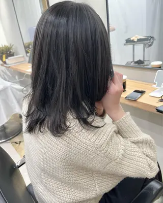 ミディアム カラー お洒落パーマ/ボブ ❄️Tomoka❄️のヘアスタイル