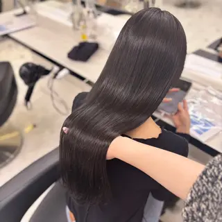 ロング カラー 💙ハイトーン韓国風 色白ヘア💙manaのヘアスタイル