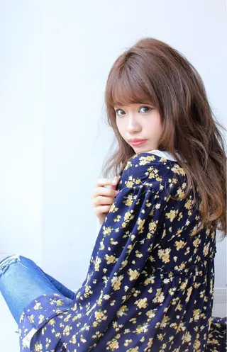 ロング 河野 薫のヘアスタイル