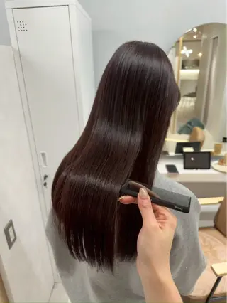 ロング SLASHスラッシュ 古閑ななのヘアスタイル