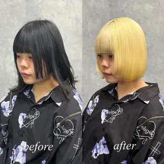 ミディアム カラー エクステ&"盛れる" 艶髪✨SYURIのヘアスタイル