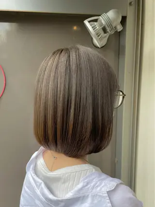 カラー 髪質改善×白髪ぼかし 美容師✂️武澤龍賀のヘアスタイル