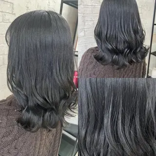 ミディアム カラー エクステ＆艶カラー 🎀YURINA🎀のヘアスタイル