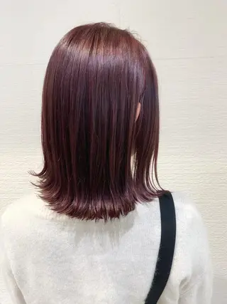 ミディアム カラー 【メンズ縮毛矯正】 田中秀斗のヘアスタイル