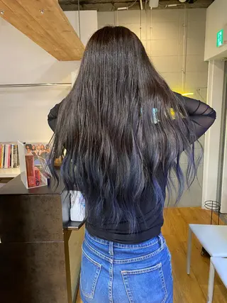 ロング カラー ヘアアレンジ 久米 治仁のヘアスタイル