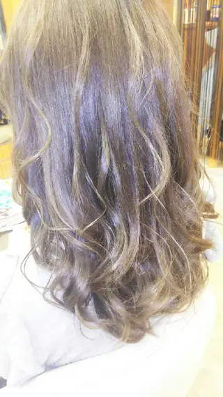 セミロング カラー 脇田 雄大のヘアスタイル