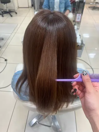 カラー GAME天神所属・🤍ハイトーン ちなみ🤍のヘアスタイル