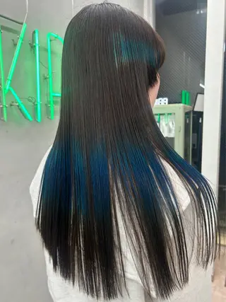 ロング カラー 中津 /kipi アカネのヘアスタイル