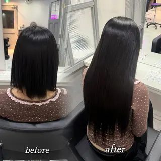 ロング 🦋REISA🦋 エクステ×ハイトーンのヘアスタイル