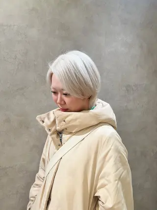 ショート カラー ヘアアレンジ 茂木 未海のヘアスタイル