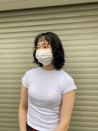 ミディアム パーマ お任せヘア☘️☘️ 及川渚のヘアスタイル