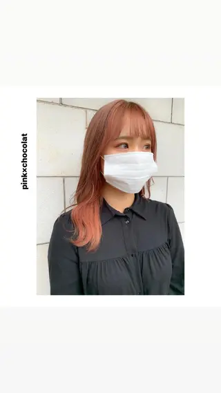 ミディアム カラー パーマ ヘアアレンジ メンズ キッズ ネイル マツエク・マツパ アイブロウ rewards成城学園前店所属・hiro【沿線で叶う 似合わせhair】のヘアスタイル