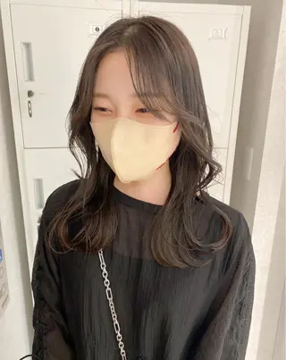 ミディアム カラー 加藤 利基のヘアスタイル