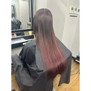 ロング 韓国ヘア×ハイトーン AYA💫のヘアスタイル