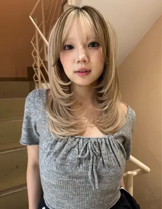 ロング 🍇透明感カラー/ カットひかる🍒のヘアスタイル