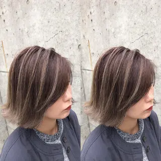 ショート カラー ヘアアレンジ メンズ キッズ 💟Chloe原宿店 🩶ハイトーンのヘアスタイル