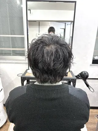 ショート パーマ メンズ 【メンズ特化】 横浜美容師kuのヘアスタイル