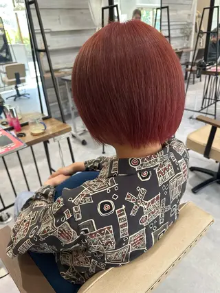ショート カラー 髪質改善AUSTIN登戸所属・ICHIKA/暖色 カラー / Wカラーのヘアスタイル