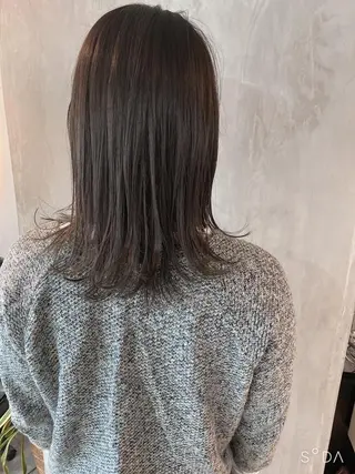 ミディアム カラー ヘアアレンジ stylist/蛯谷 珠里のヘアスタイル