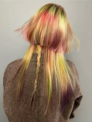 ロング カラー haco＋所属・圧倒的デザイン力 店長🎨RENAのヘアスタイル