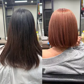 カラー ルシ🌈/ハイトーン デザインカラー/町田のヘアスタイル