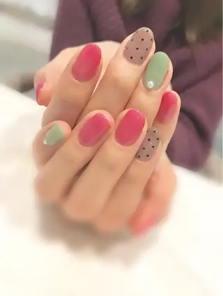 ネイル Re Pearl～コーディネートサロン～ 市駅前店所属・NARUMI HYODOのネイルデザイン