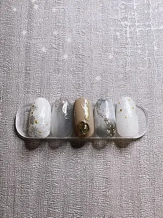 カラー ネイル ecru エクリュのネイルデザイン