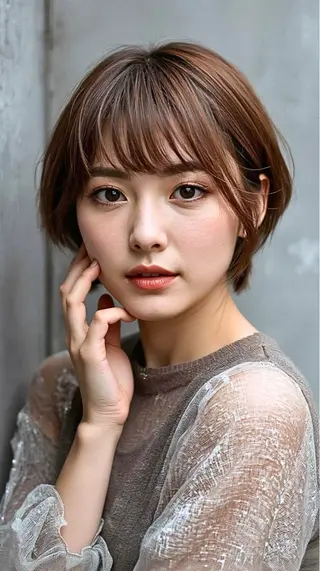 ショート TMJ所属・拓麿✂︎/ショート 専門×透明感カラーのヘアスタイル