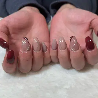 セミロング yuka ♡のネイルデザイン