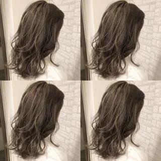 ミディアム カラー JILBLAN京都 ショート/ハイライトのヘアスタイル